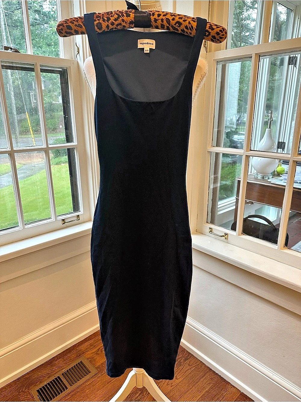 superdown Blue Midi Dress Size XXS Like New